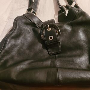 Black Vintage Coach Bag